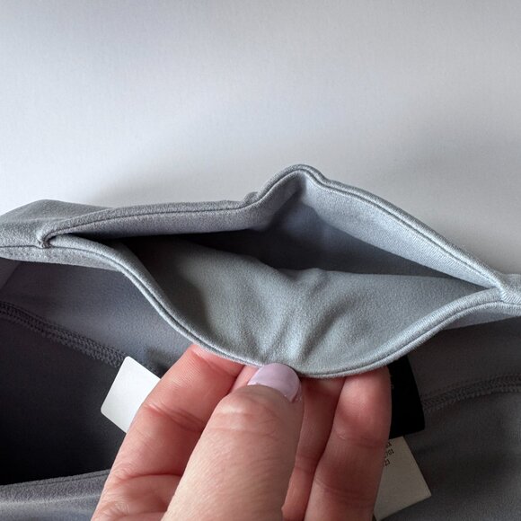 Victoria's Secret PINK High Waisted 6" Bike Shorts New With Tags Gray and Neon - Picture 2 of 10